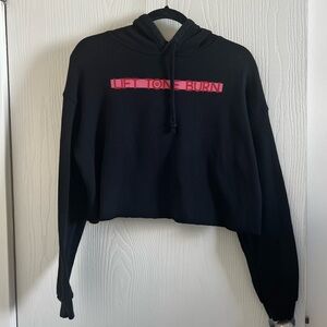 Pure Barre Lift Tone Burn Black Sweatshirt Hoodie